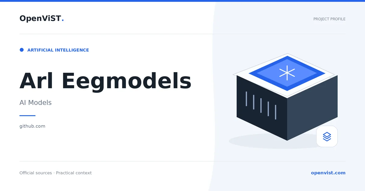 Arl Eegmodels — OpenViST project profile in AI Models.
