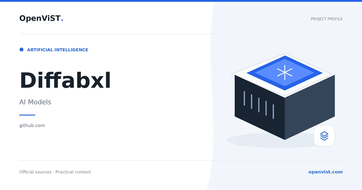 Diffabxl — OpenViST project profile in AI Models.