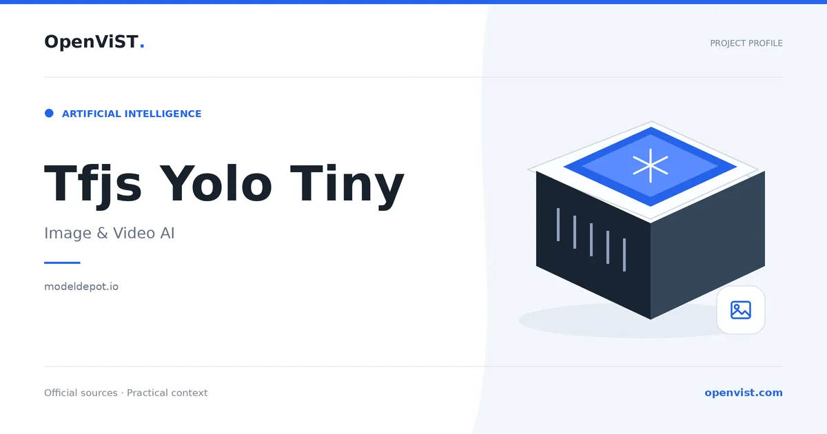 Tfjs Yolo Tiny — OpenViST project profile in Image & Video AI.