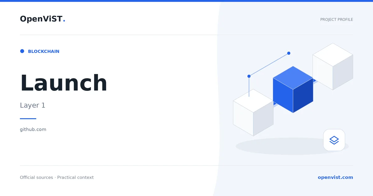 Launch — OpenViST project profile in Layer 1.