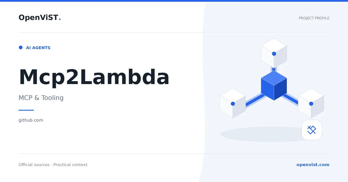 Mcp2Lambda — OpenViST project profile in MCP & Tooling.
