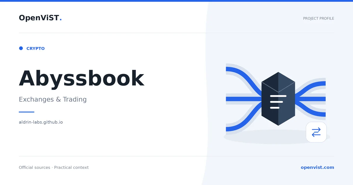 Abyssbook — OpenViST project profile in Exchanges & Trading.