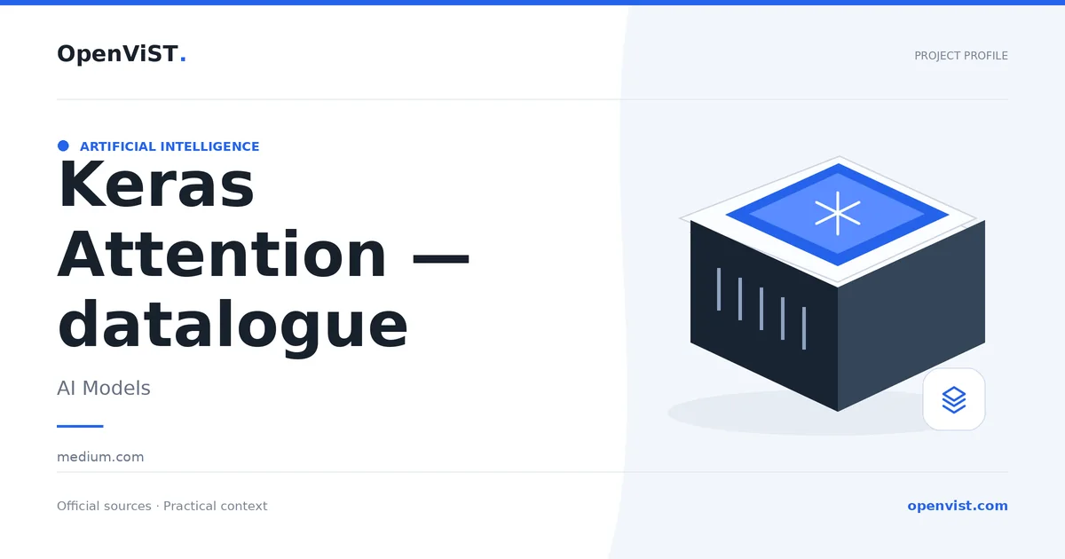 Keras Attention — datalogue — OpenViST project profile in AI Models.