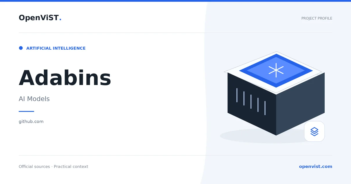 Adabins — OpenViST project profile in AI Models.