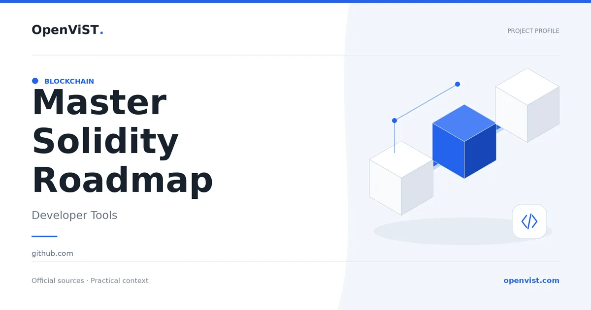 Master Solidity Roadmap — OpenViST project profile in Developer Tools.