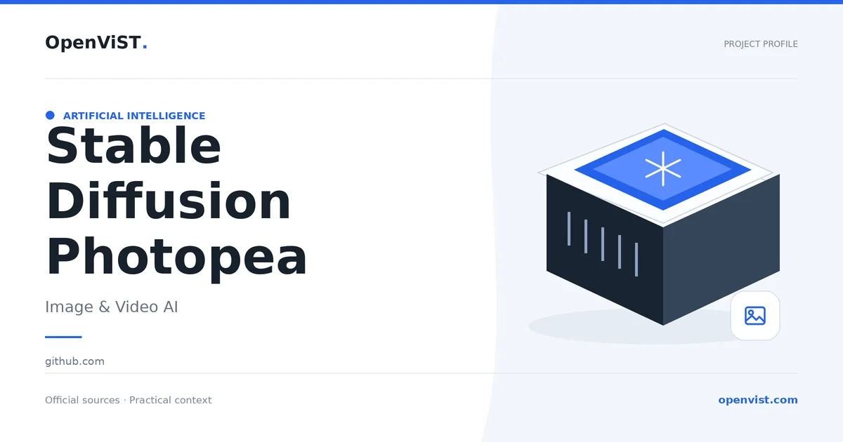 Stable Diffusion Photopea — OpenViST project profile in Image & Video AI.