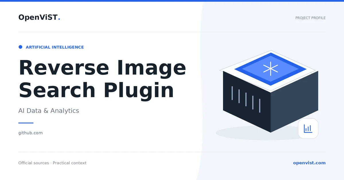 Reverse Image Search Plugin — OpenViST project profile in AI Data & Analytics.